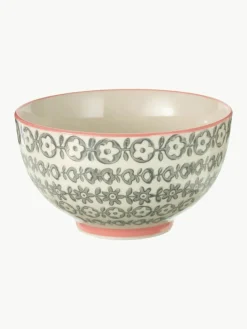 Schalen Cécile met klein patroon, set van 4
