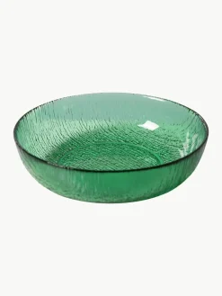 Schalen The Emeralds van glas, 2 stuks