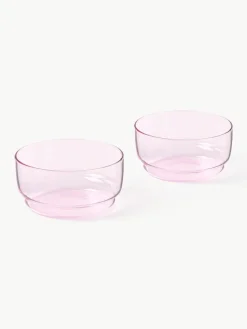 Schalen Torino uit borosilicaatglas, 2 stuks