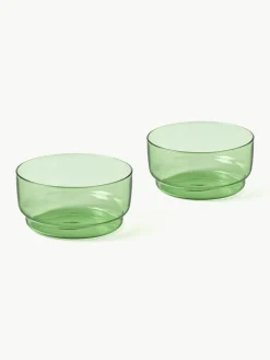 Schalen Torino uit borosilicaatglas, 2 stuks