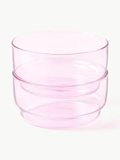 Schalen Torino uit borosilicaatglas, 2 stuks