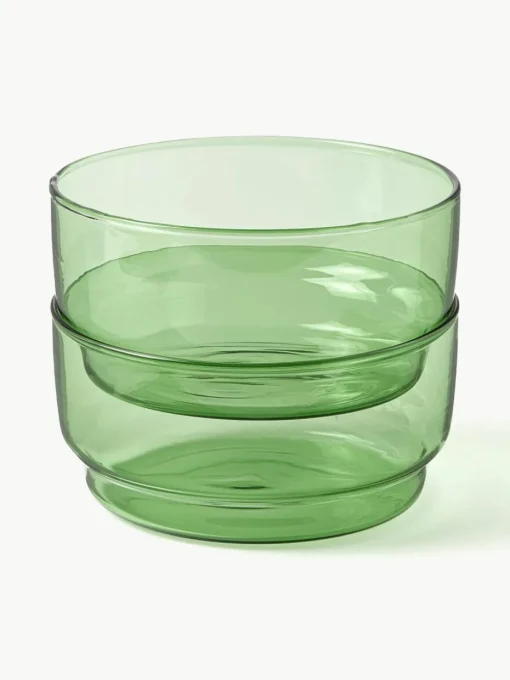 Schalen Torino uit borosilicaatglas, 2 stuks