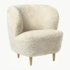 Schapenvacht loungefauteuil Stay