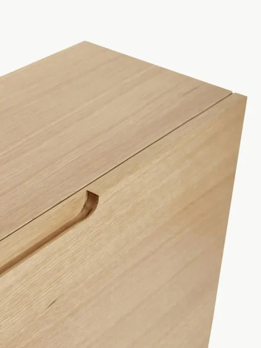Schoenenkast Collect van eikenhout voor aan de wand