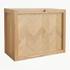 Schoenenkast Herringbone van eikenhout voor aan de wand