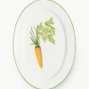 Serveerplateau Carrot van beenderporselein