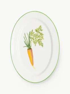 Serveerplateau Carrot van beenderporselein