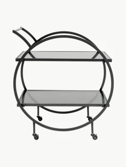 Serveerwagen Loft met glazen tafelbladen