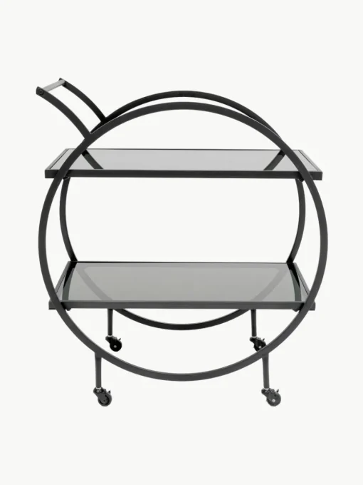 Serveerwagen Loft met glazen tafelbladen