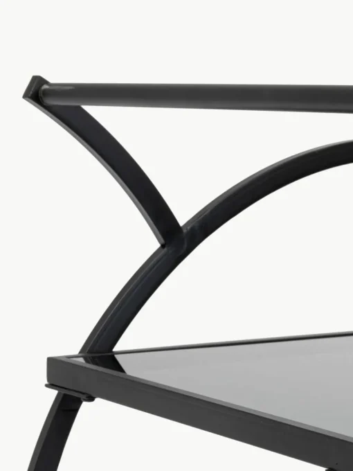 Serveerwagen Loft met glazen tafelbladen