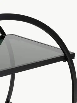 Serveerwagen Loft met glazen tafelbladen