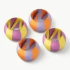 Servetringen Violette, set van 4
