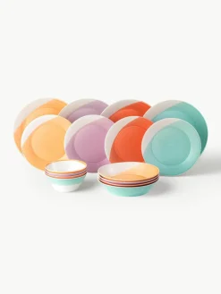 Serviesset 1815 Brights van porselein, 4 personen (16-delig)