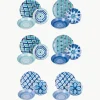 Serviesset Aquazul, 6 personen (18-delig)