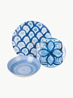 Serviesset Aquazul, 6 personen (18-delig)