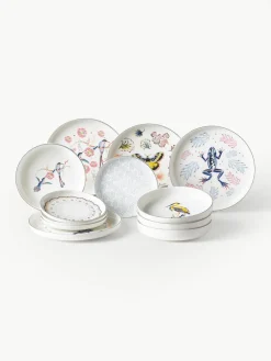 Serviesset Flamboyant, 4 personen (12-delig)