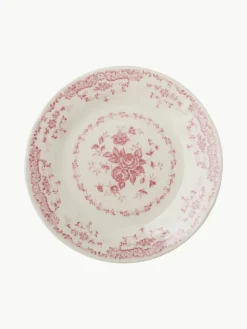 Serviesset Rose met bloemmotief, 6 personen (18-delig)