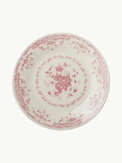 Serviesset Rose met bloemmotief, 6 personen (18-delig)