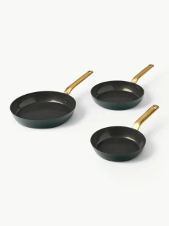 Set van 3 braadpannen Padova met antiaanbaklaag