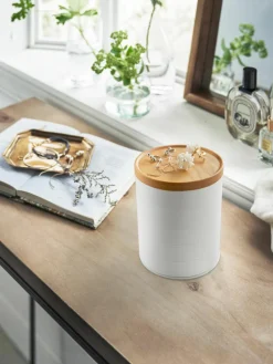 Sieradendoos Tosca met houten deksel, 5 niveaus