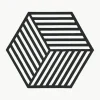Silicone onderzetter Hexagon