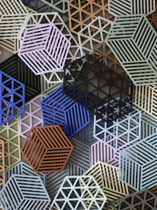 Silicone onderzetter Hexagon