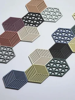 Silicone onderzetter Hexagon