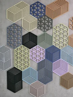 Silicone onderzetter Hexagon