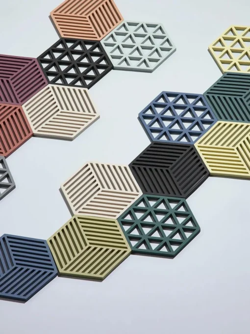 Siliconen panonderzetter Triangles