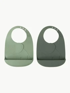 Siliconen slabbetje Peekaboo, 2-delig
