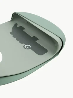 Siliconen slabbetje set Croco, set van 2