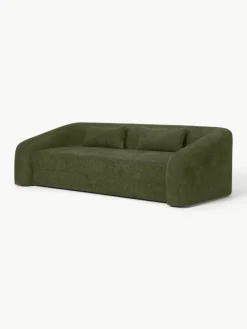 Slaapbank Eliot (3-zits) uit teddy-bouclé
