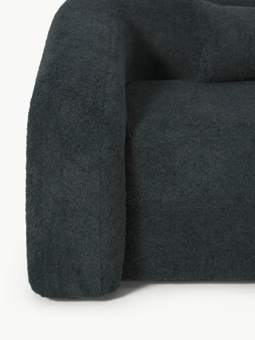 Slaapbank Eliot (3-zits) uit teddy-bouclé