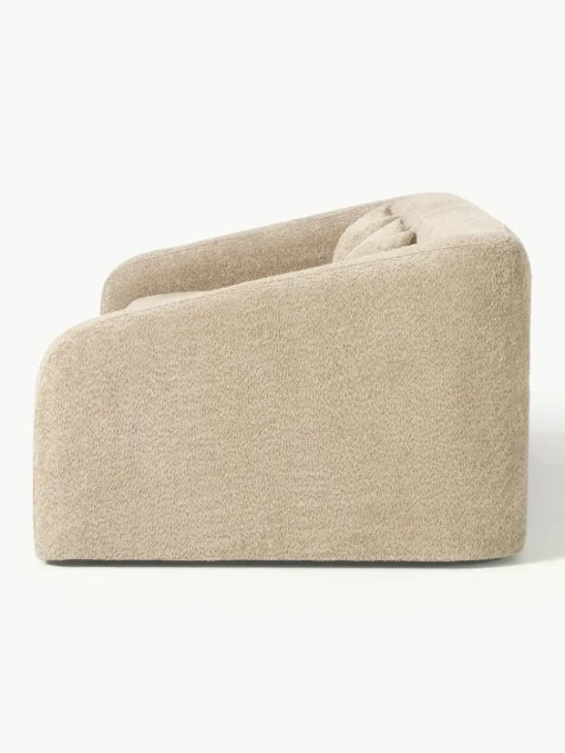 Slaapbank Eliot (3-zits) uit teddy-bouclé