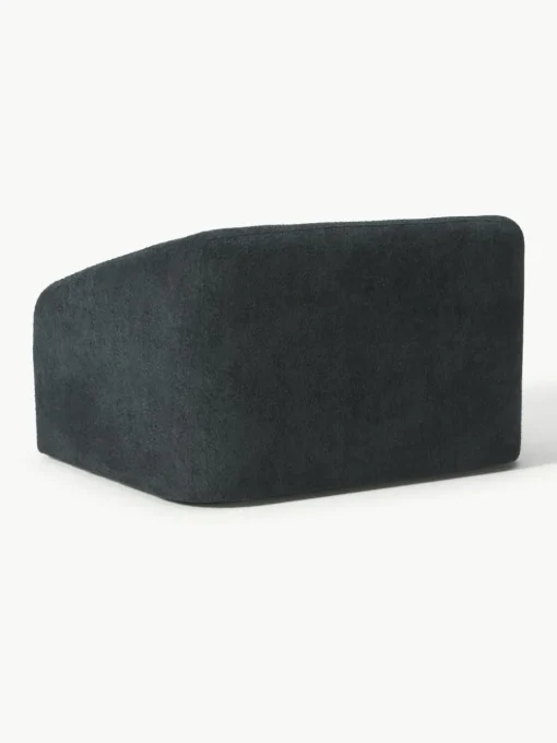 Slaapfauteuil Eliot uit teddy-bouclé