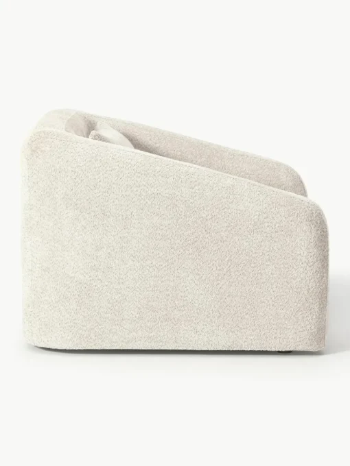 Slaapfauteuil Eliot uit teddy-bouclé