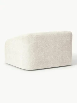 Slaapfauteuil Eliot uit teddy-bouclé