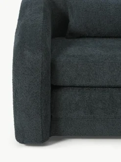 Slaapfauteuil Eliot uit teddy-bouclé