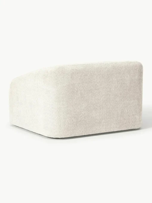 Slaapfauteuil Eliot uit teddy-bouclé