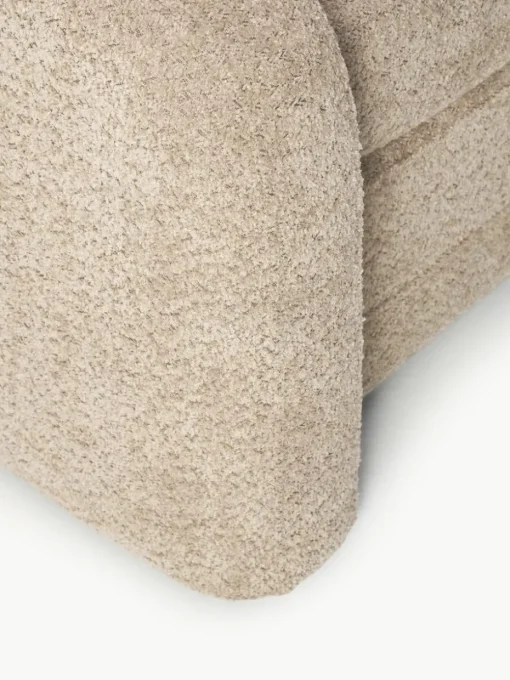 Slaapfauteuil Eliot uit teddy-bouclé