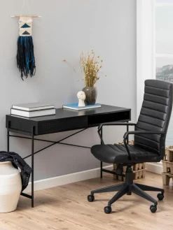 Smal bureau Angus met opbergruimte