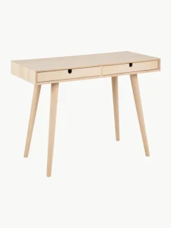 Smal bureau Century van eikenhout