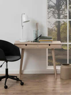Smal bureau Century van eikenhout