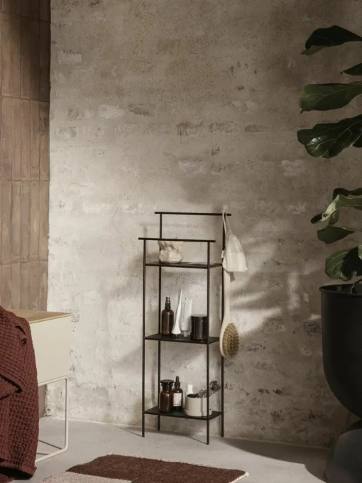 Smalle metalen wandrek Dora