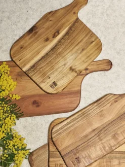 Snijplank Raw van teakhout