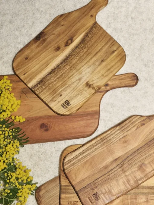 Snijplank Raw van teakhout