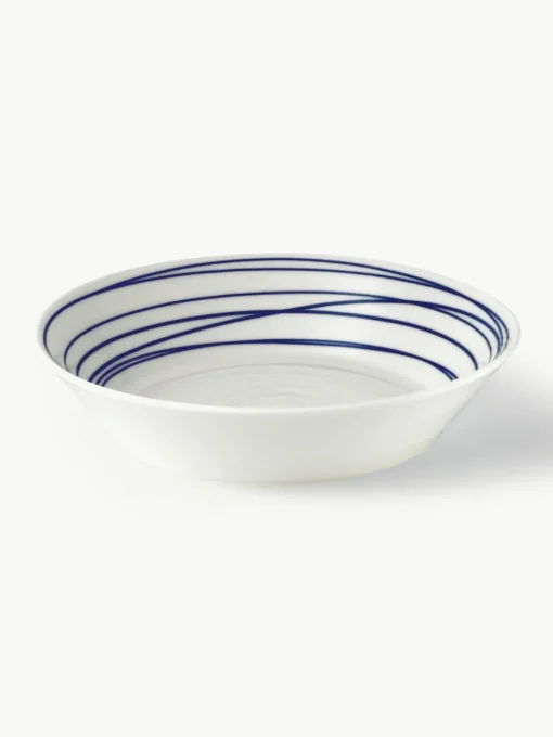 Soepbord Pacific blauw van porselein
