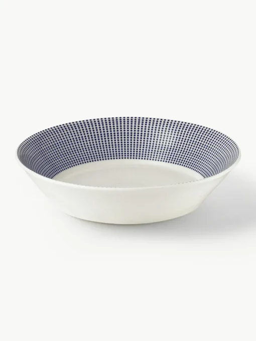 Soepbord Pacific blauw van porselein