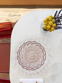 Soepborden Jellies met structuurpatroon, 4 stuks