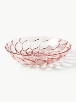 Soepborden Jellies met structuurpatroon, 4 stuks